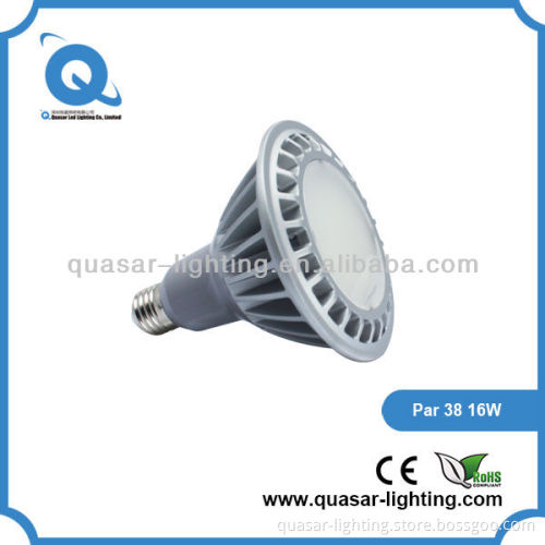high power E27 110V/230V AC 16w PAR38 led spotlight